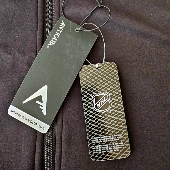 Antigua NHL Dallas Stars black links vest size M full zip golf mens NWT - Picture 12 of 13